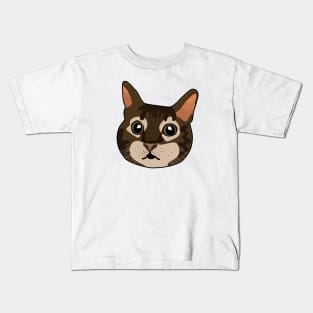 Lovely Tabby Cat Kids T-Shirt